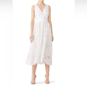 EUC stunning Shoshanna Christabella white lace dress.